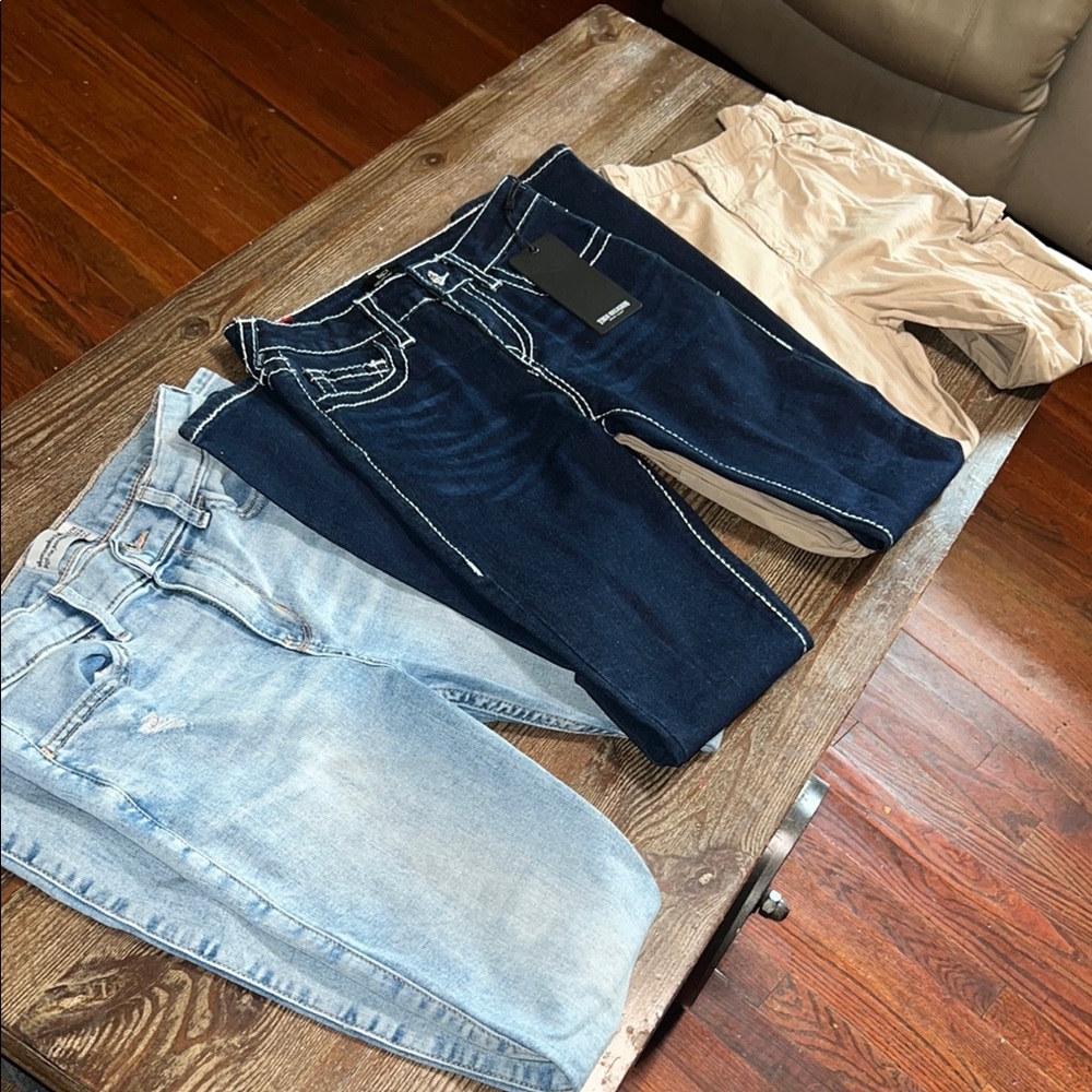 True Religion Kids Jeans - Dark Blue and Light Blue